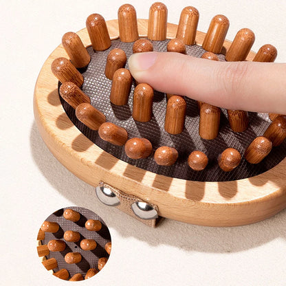 Air Cushion Wooden Meridian Massage Tool